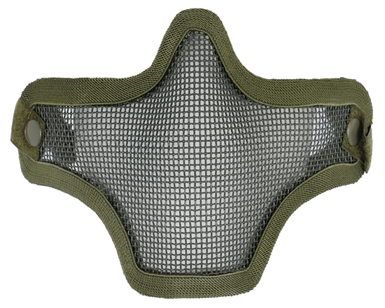 Bravo TacGear V1 Strike Steel Wire Mesh Airsoft Face Mask ( OD )