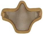 Bravo TacGear V1 Strike Steel Wire Mesh Airsoft Face Mask ( Tan )