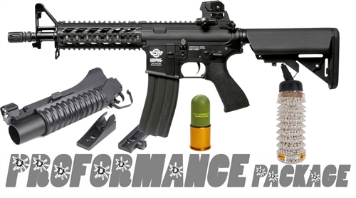 AirRattle Performance Package - G&G Raider M4 w/ Grenade Launcher & Grenade