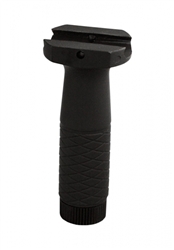 AIM Sports Tactical Rubberized Vertical Foregrip Fits Any RIS/RAS/Weaver Rails ( Black )