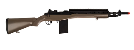 TSD M14 Spring Airsoft Sniper Tan Rifle Gun M-14 Air Replica Guns.