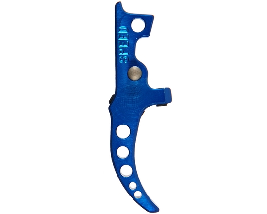 Speed Curved Tunable HPA M4 Trigger - Blue (SA5015)