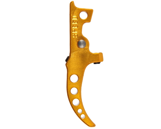 Speed Curved Tunable HPA M4 Trigger - Gold (SA5008)