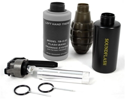 Hakkotsu Thunder B CO2 Distraction Sound Grenades Player Package - 12 Grenade Shells Included
