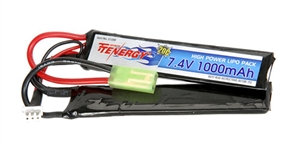 31599 Tenergy 7.4V 1000mAh 20c LiPo Airsoft Battery