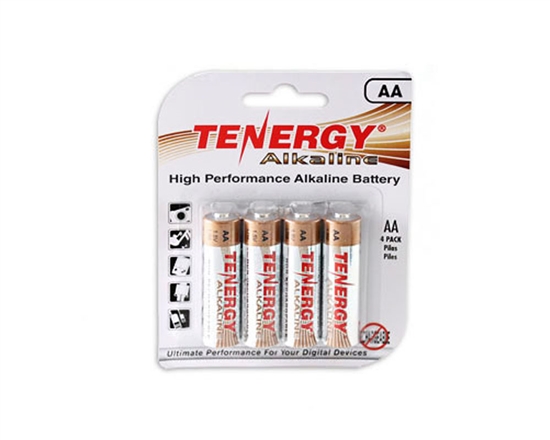 Tenergy AA Alkaline Battery (4 Pack)