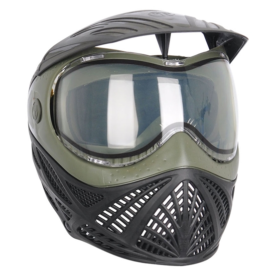 Tippmann Tactical Intrepid Full Face Airsoft Mask - Black/Olive