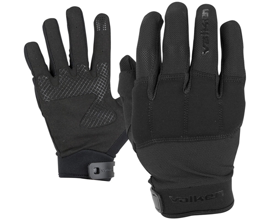 Valken Tactical Kilo Full Finger Airsoft Gloves - Black