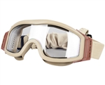 Valken Tactical V-Tac Tango Airsoft Goggles - Thermal Lens - Tan
