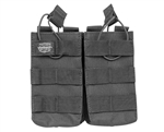Valken Tactical Vest Accessory Pouch - Two Magazine AR Pouch (Black)