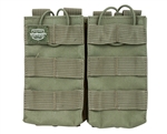 Valken Tactical Vest Accessory Pouch - Two Magazine AR Pouch (Green)
