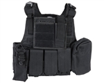 Defcon Gear 600D Commando V2 Chest Rig Airsoft Vest - Black