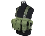 Defcon Gear 600D AK Tactical Belly Rig Airsoft Vest - OD