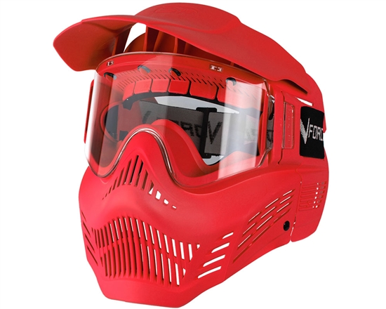 V-Force Tactical Armor Full Face Airsoft Mask - Red