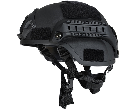 Warrior Airsoft Tactical Helmet - Black
