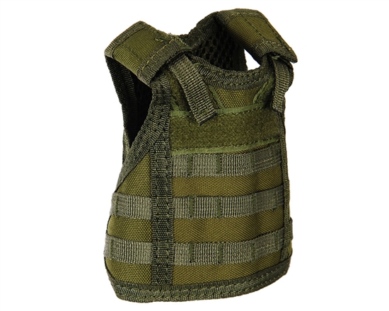 Warrior Bottle Coozie - Tactical Vest - Olive