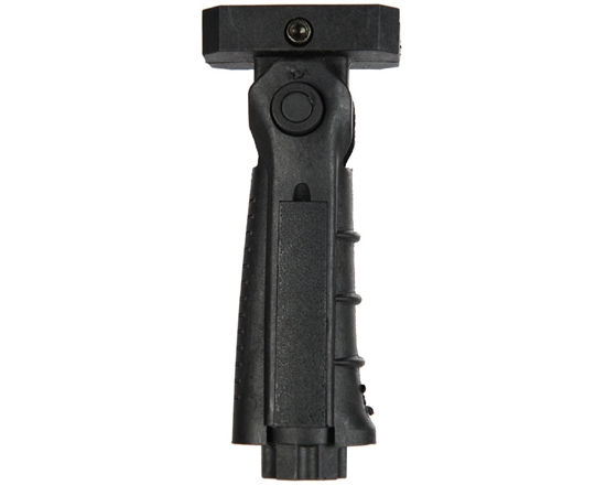 Warrior Airsoft Tactical Edition 5 Position Folding Foregrip w/ Pressure Plate - Black