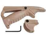 Warrior Tactical Angled Foregrip & Support Kit - Tan