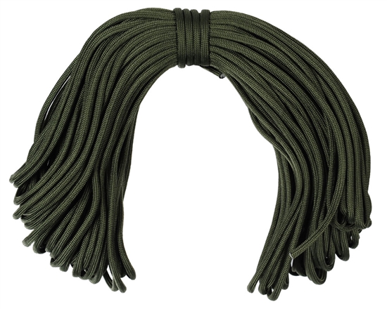 Warrior Tactical 100ft Paracord (7-Strand) - Olive