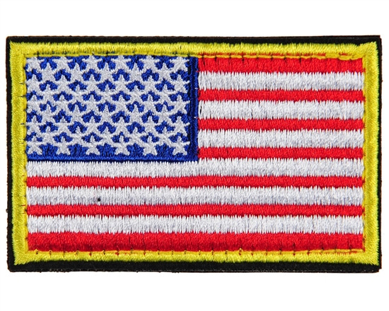 Warrior Airsoft Velcro Patch - US Flag - Red/White/Blue