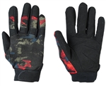 Warrior Airsoft Tournament Gloves - Acid Red