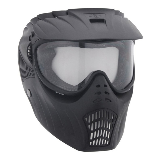 Empire Tactical X-Ray Full Face Airsoft Mask w/ Single Lens - Black